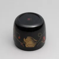 沈金象嵌棗「山帰来」