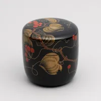 沈金象嵌棗「山帰来」